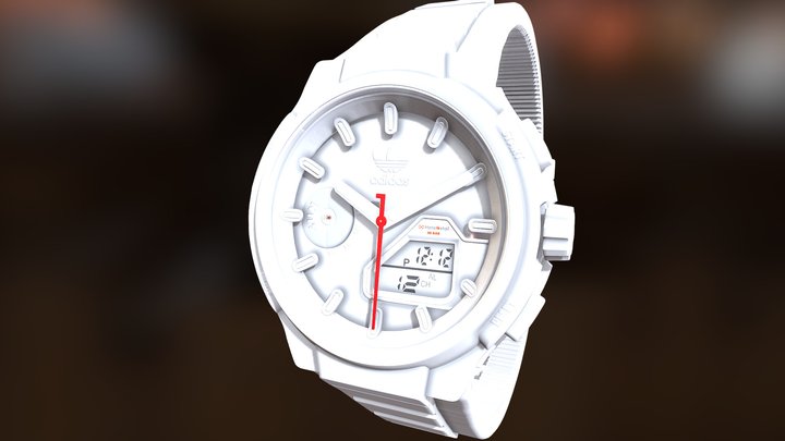 RELOJ ADEIDAS BLANCO – Gratis 3D-model STL