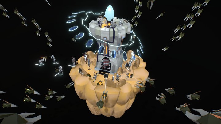 Knight's Daily Life 3D Model