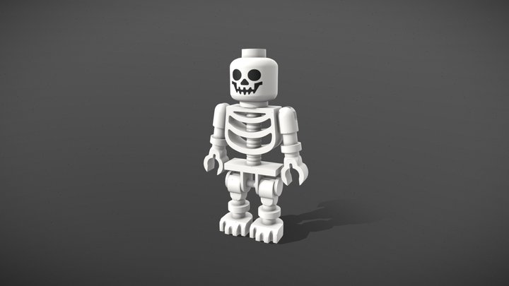 Lego Skeleton 3D Model