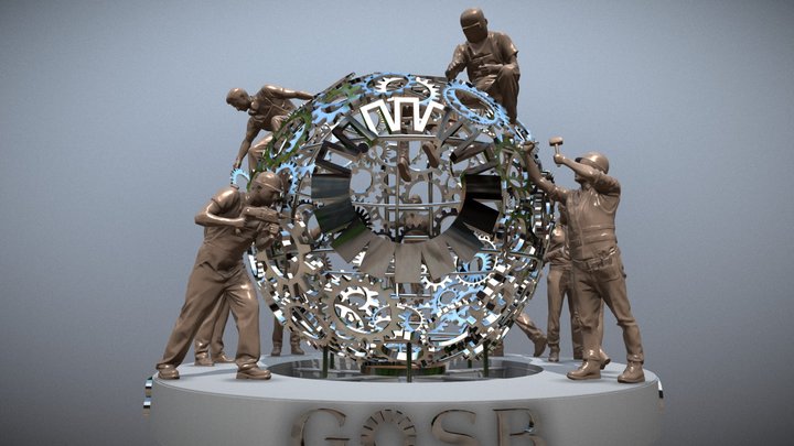 GOSB Anıt 3D Model