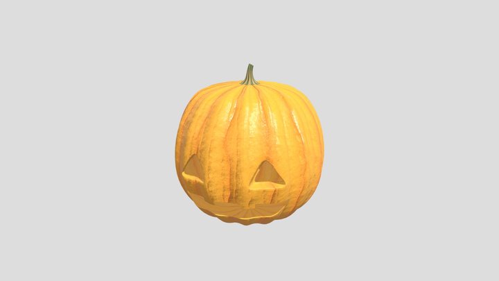 Jack-O-Lantern 3D Model