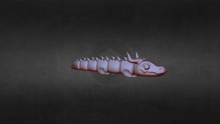 Articulated dragon 3D Model