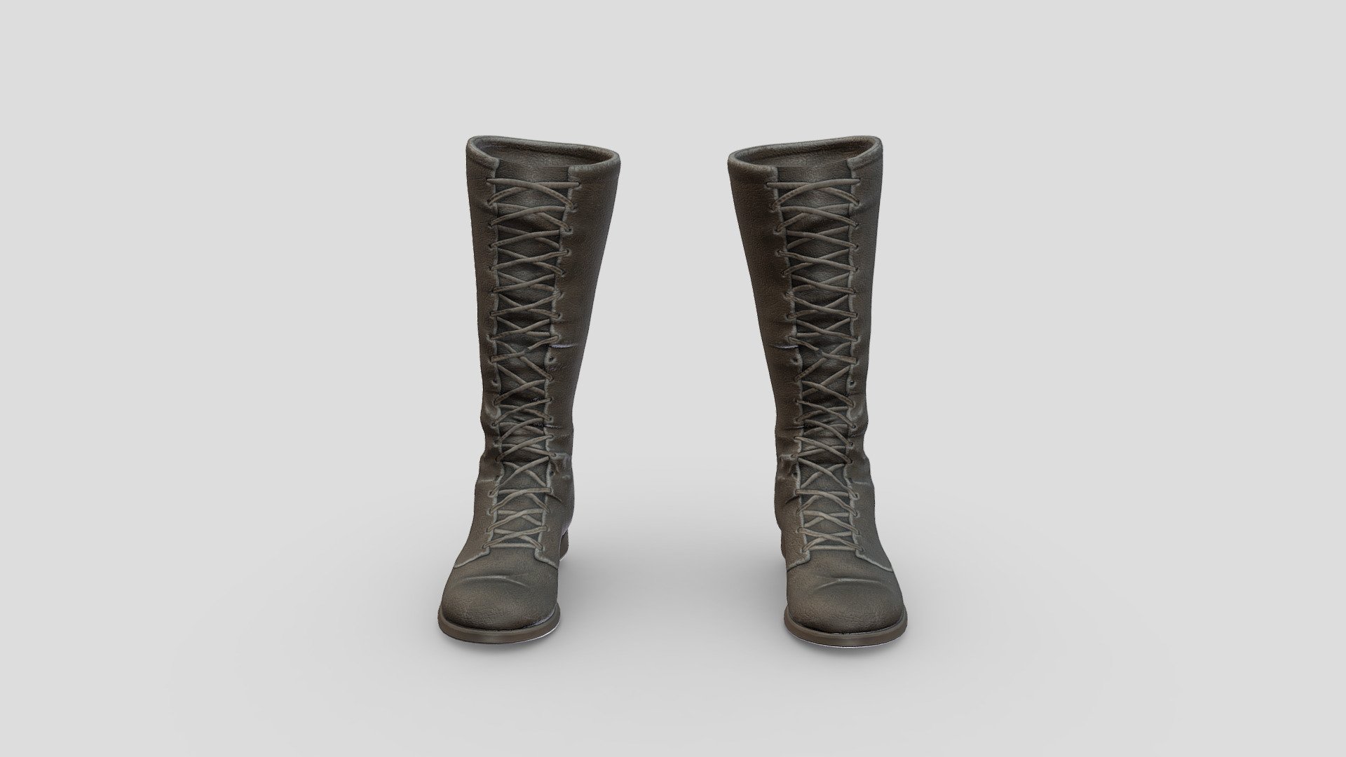 Historic Steampunk Aviator Boots - Buy Royalty Free 3D model by 3dia ...