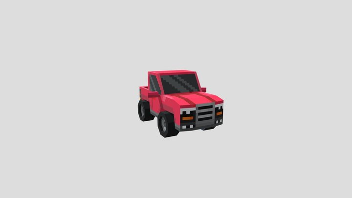 voiture miencraft 3D Model
