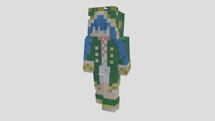 Yoshino Himekawa - Date A Live Minecraft Skin 3D Model