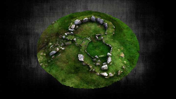 Drombeg Prehistoric Huts 3D Model