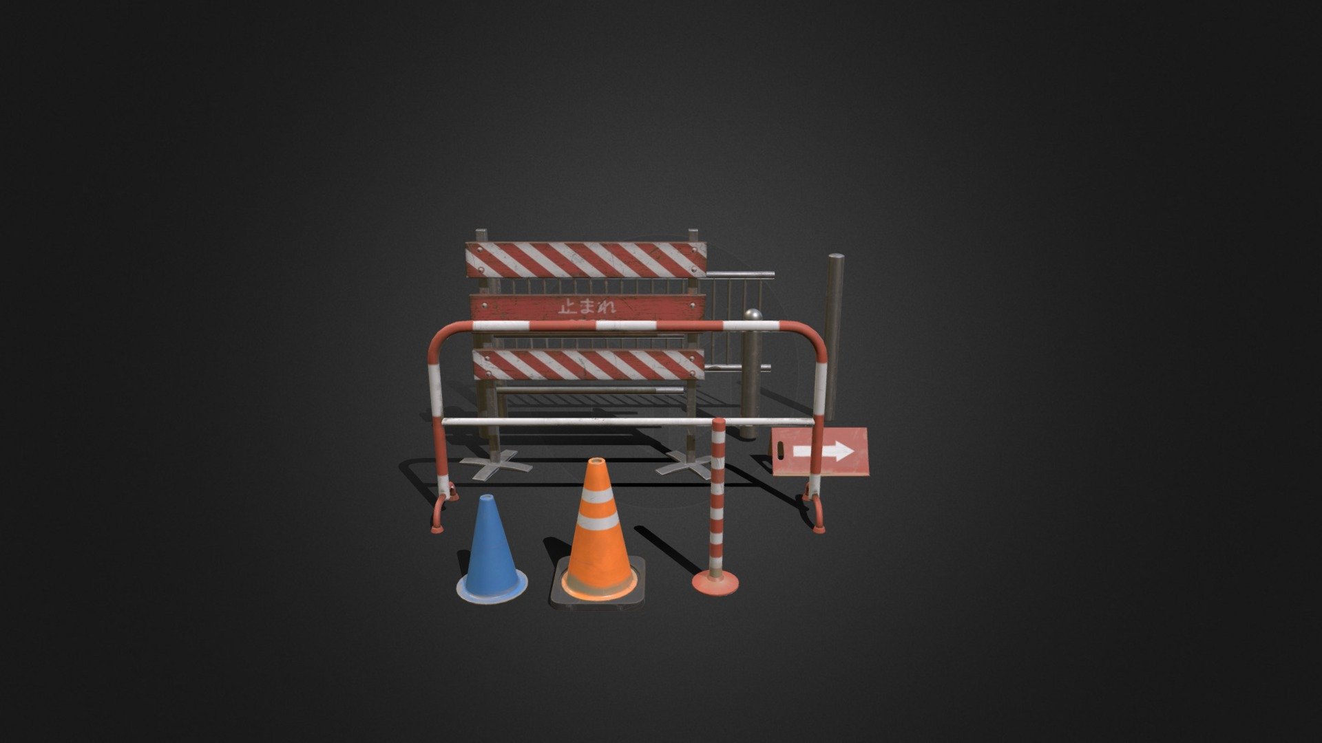 Road props - Download Free 3D model by Lelouch (@severljs) [ea36148 ...