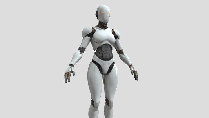 Sci-Fi robot _fbx 3D Model
