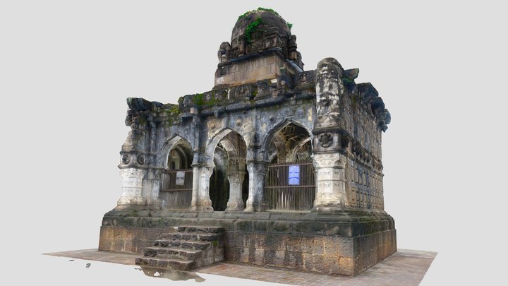 Dilawar Khan mosque, Rajgurunagar 3D Model