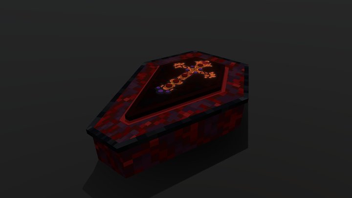 棺材 3D Model