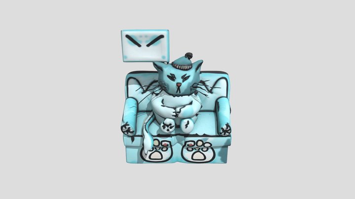 Álbum ilustrado: personaje y escena – Kostenloses 3D-Modell STL