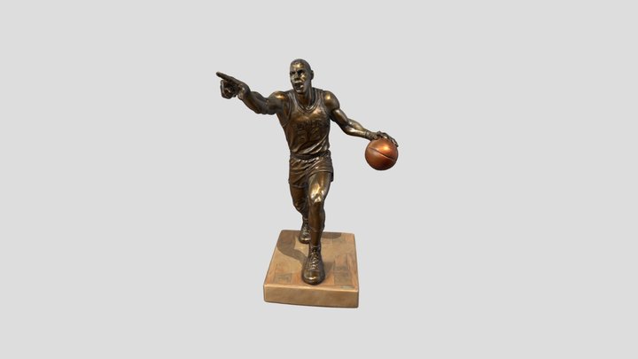 Basketball Legend Monument 3D Model