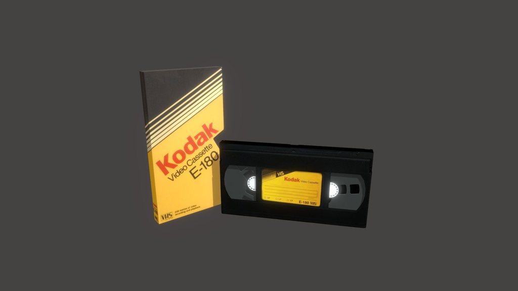 VHS Kodak video cassette