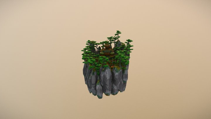Jungle Temple 3D Model