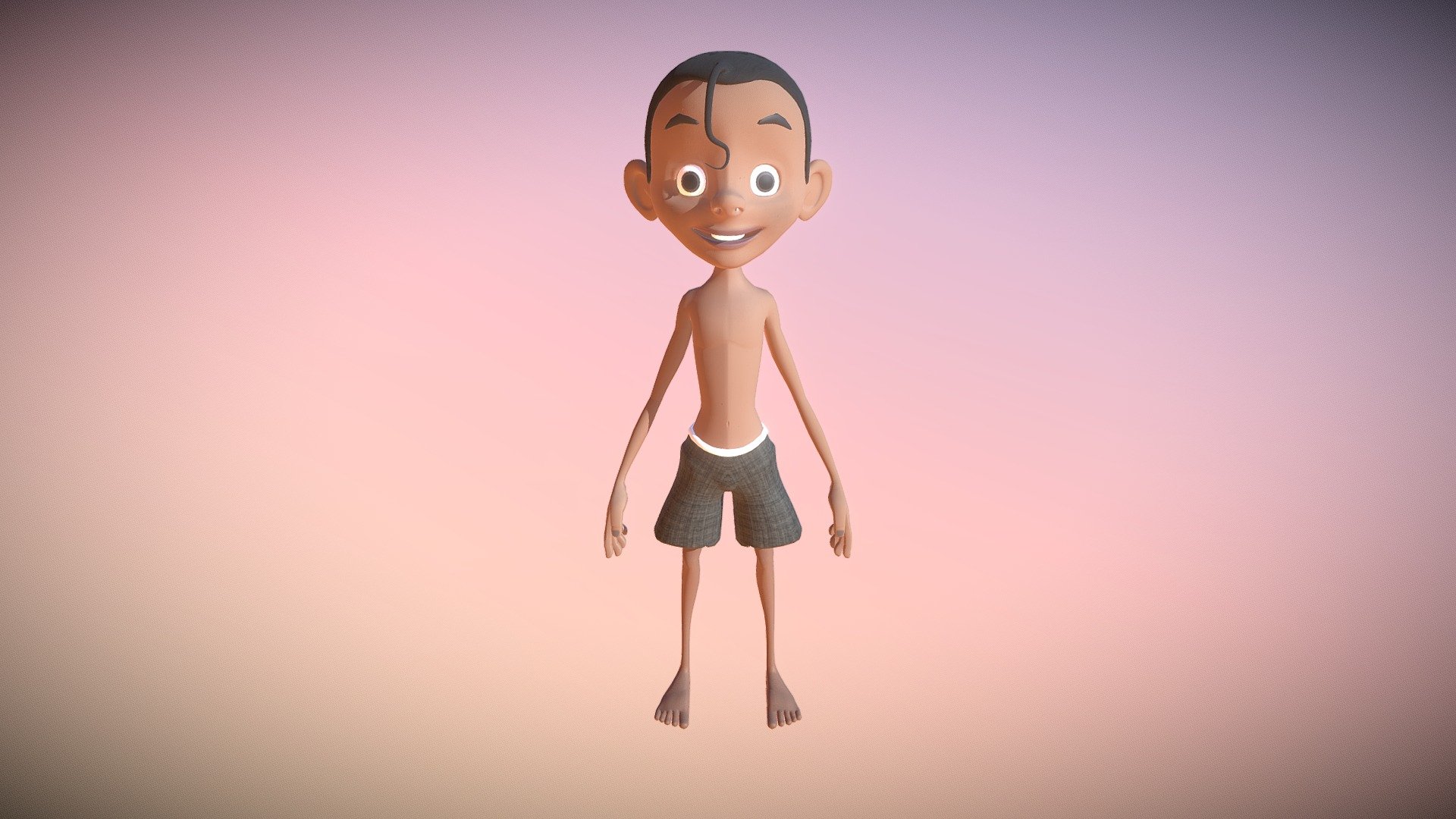 boy - 3D model by Sriram (@Sroram) [ea3a275] - Sketchfab