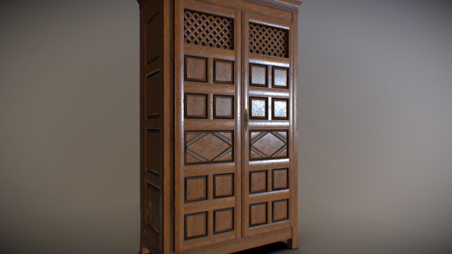 Cupboard 3D Model - 3D model by Polina Vlasova (@pauls.ink27) [ea3be7f ...