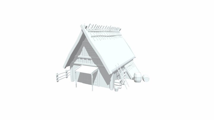 Medieval House 3D Model