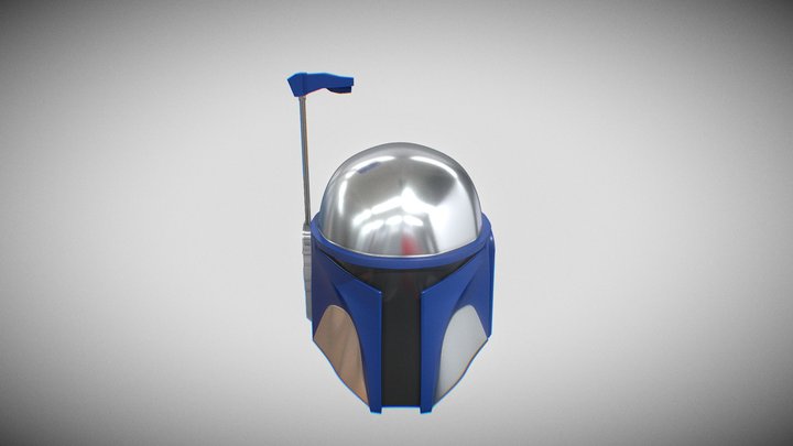 Jango Fett Helmet 3D Model