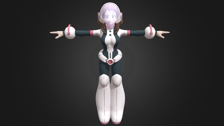 Uraraka Default - My Hero Ultra Rumble 3D Model