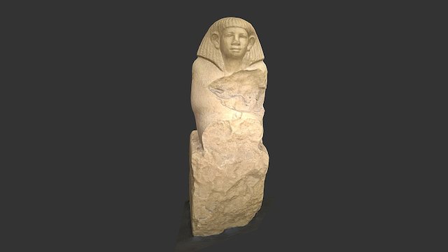 Statue from tomb 383 at Harageh 3D Model