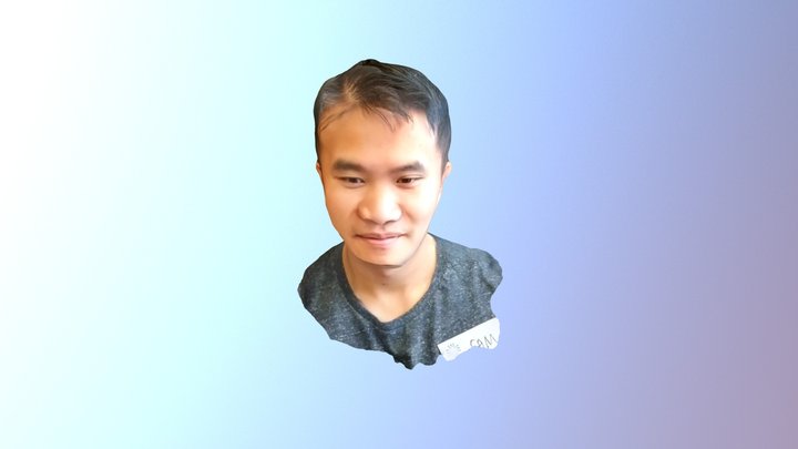 sam au yeung head scan 2 3D Model