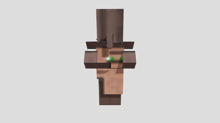 Minecraft-villager-animatable 3D Model