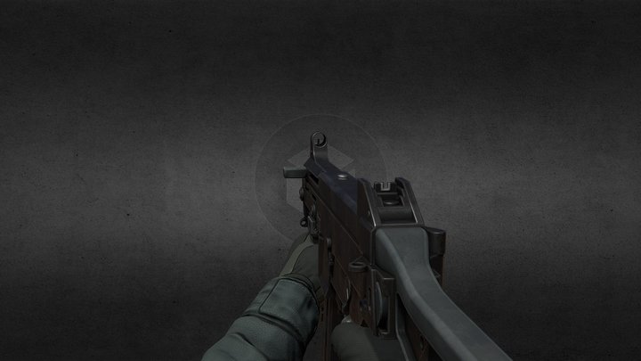fps animated smg – Free 3D Model STL
