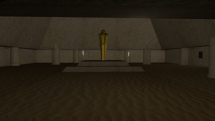 Temple from the Fifth Element 3D Model