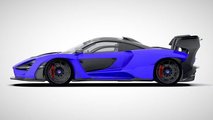 McLaren Senna Free 3D Model