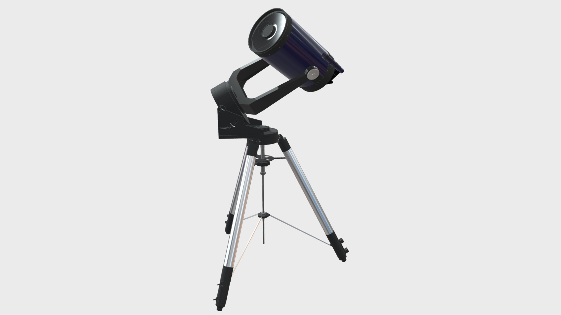 3D model Telescope - This is a 3D model of the Telescope. The 3D model is about a camera on a tripod.