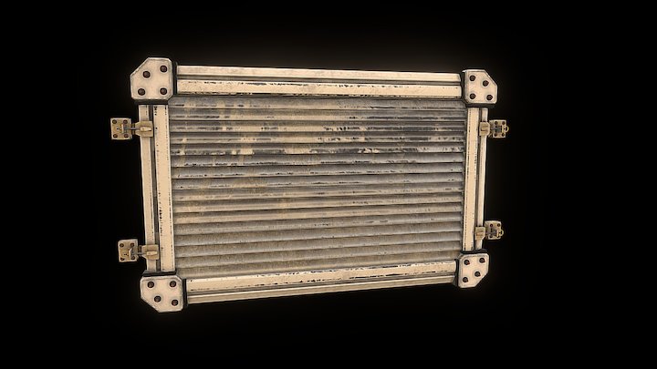 Armored Window 3D Model