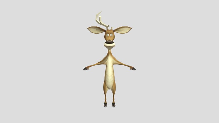 Elliot From Open Season (2006) 3D Model