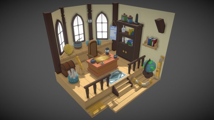 My Room CA2 3D Model