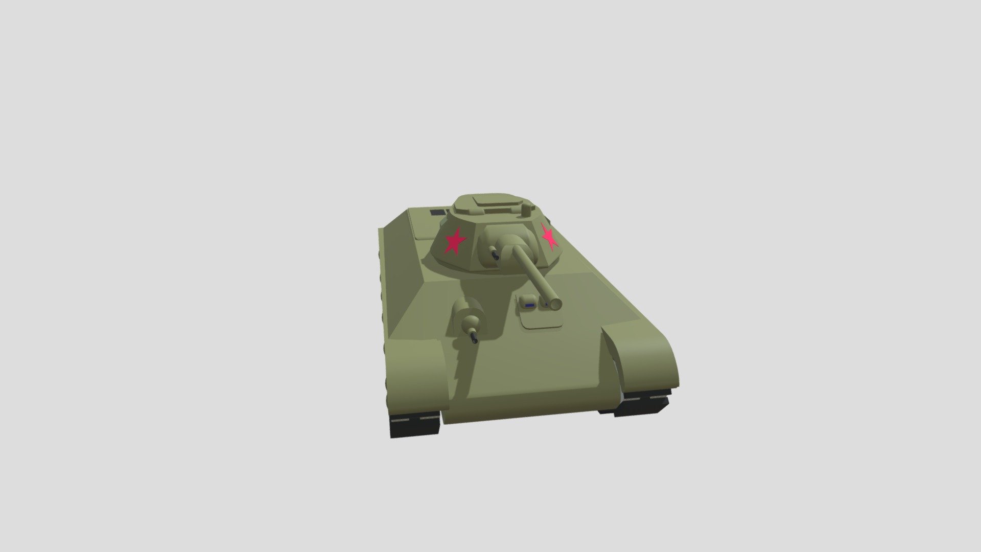 Second World War USSR tank Т-34 — Sketchfab embed 3D viewer