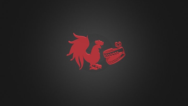 Rooster Teeth Logo 3D Model