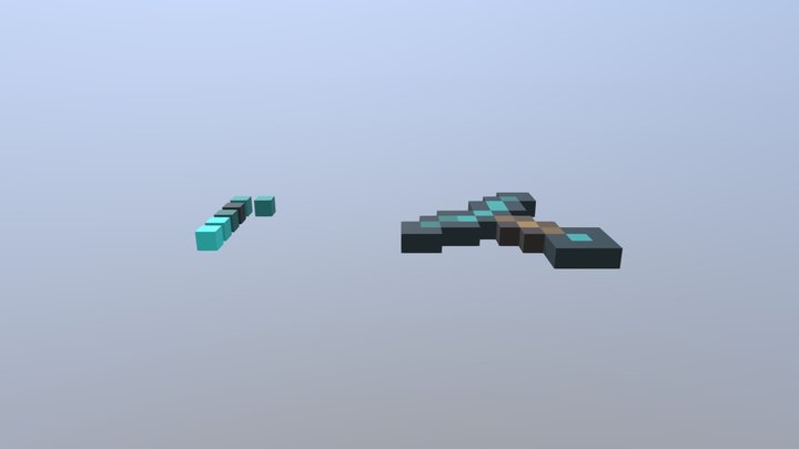 mincraft sword 3D Model