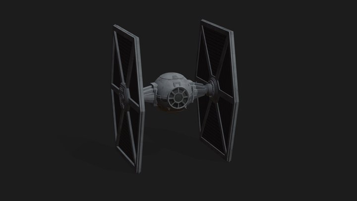 Star Wars TIE-Fighter 3D Model