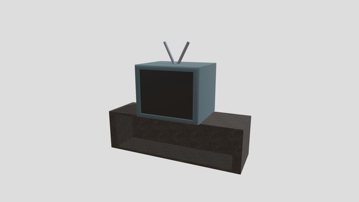 P2 TV 3D Model