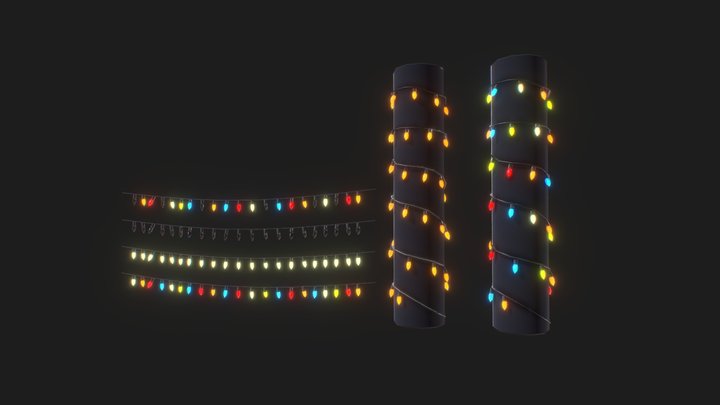 Fairy Lights / Christmas Lights 3D Model