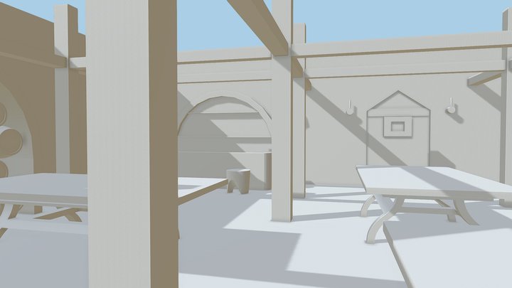 tavern 3D draft 3D Model