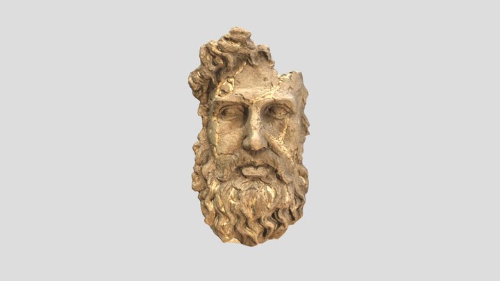 Bust of Zeus (Small file size) 3D Model