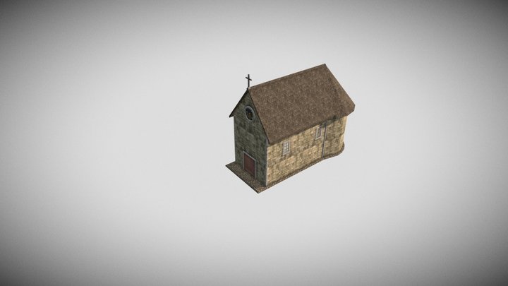 Medieval Chapel 3D Model