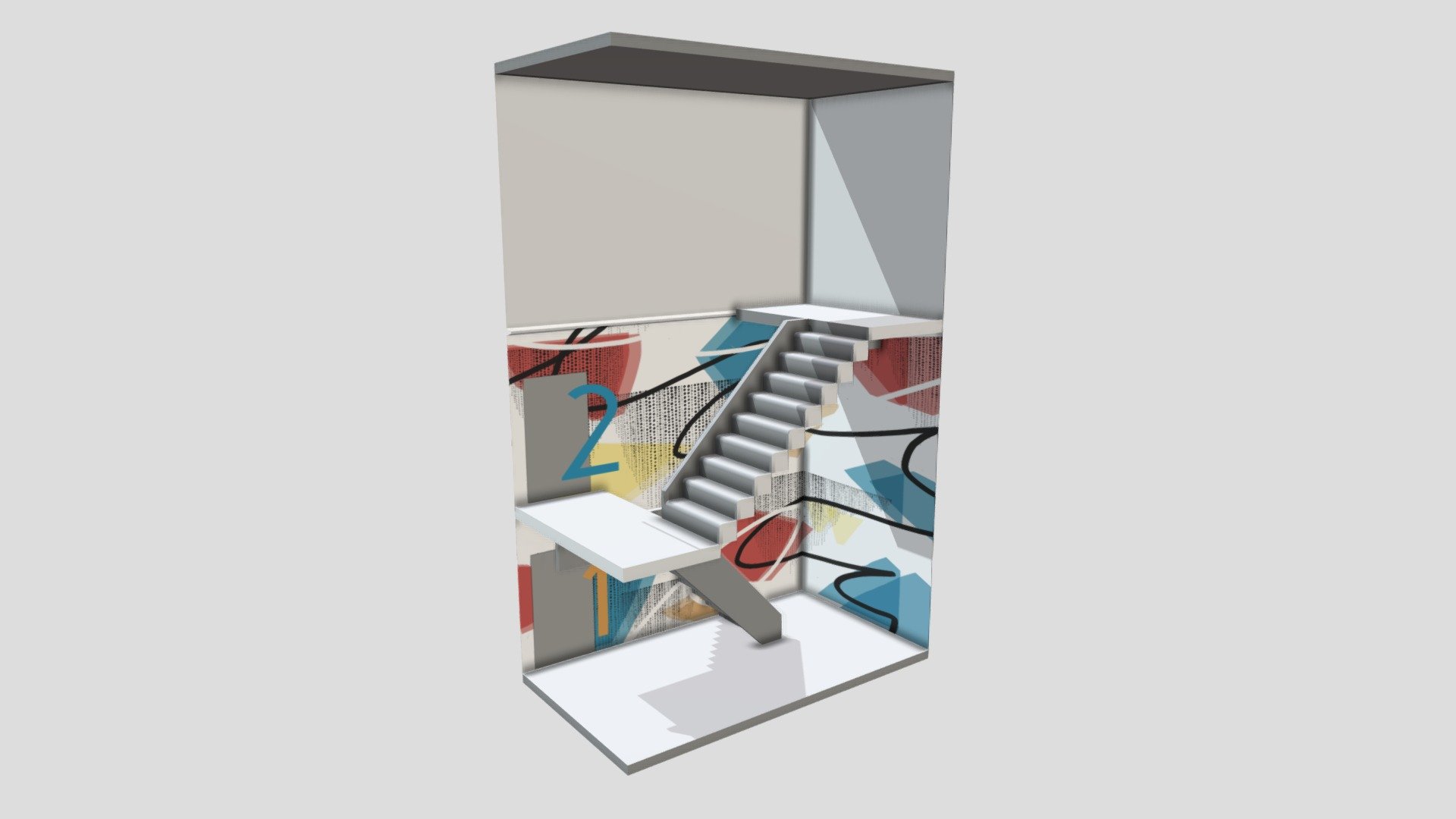 Stairs 2 North Building Round 2 4