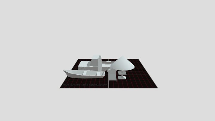 5 Modeled Props 3D Model