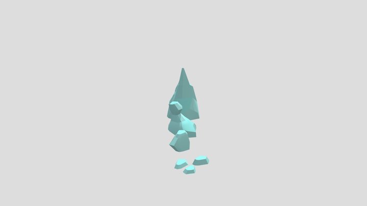 Ice Rocks 3D Model