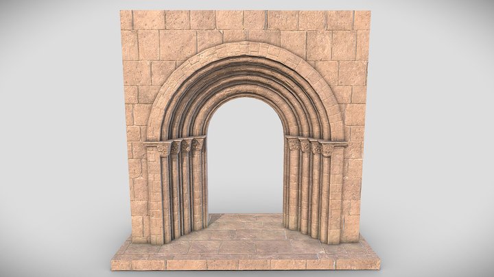 Romanesque Cover - Virtual Heritage 3D Model