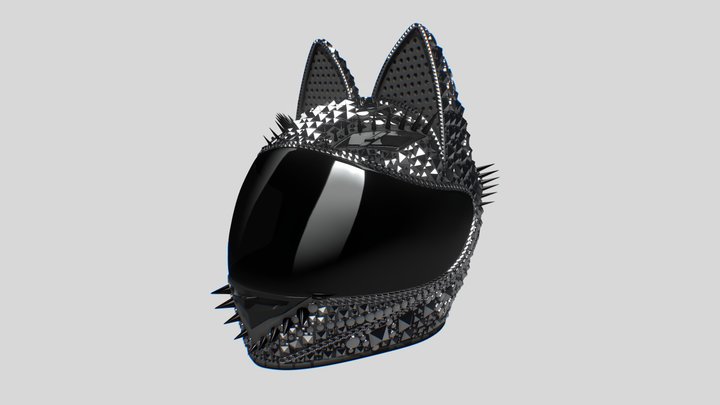 AVG K3 Helmet - Customized 3D Model