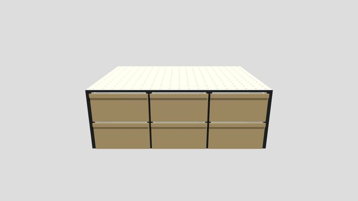Bed2 3D Model