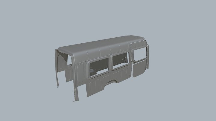MERCEDES SPRINTER - EXTRA LONG - LHD 3D Model