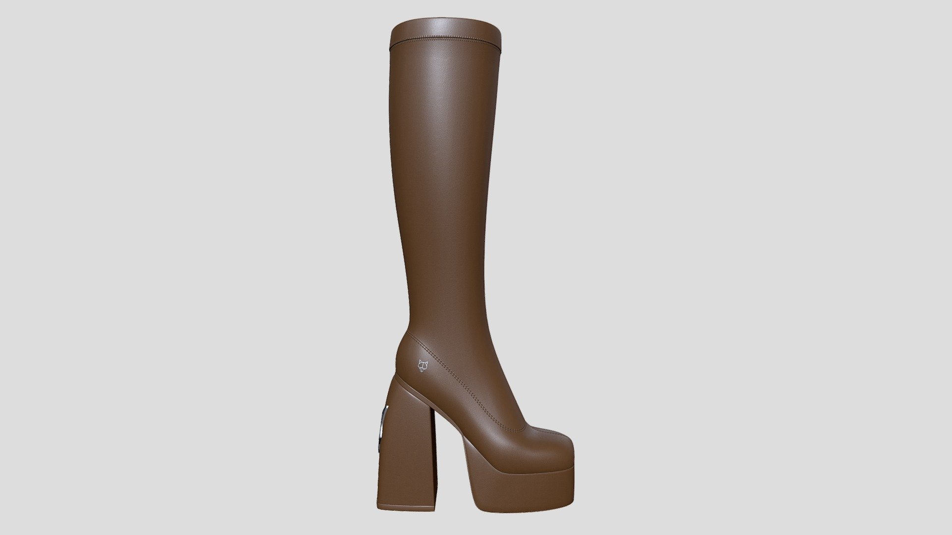 Naked wolfe boots brown - Buy Royalty Free 3D model by YanaDesVal  (@YanaDesVal) [ea49063]